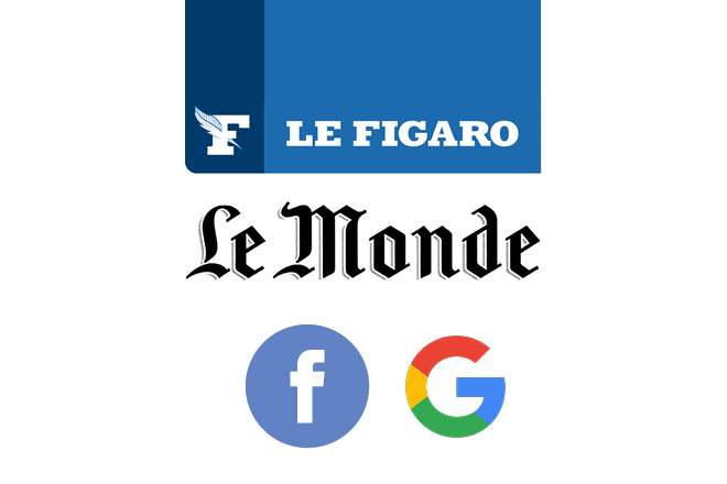 Συμμαχία Le Figaro και Le Monde εναντίον Facebook και Google