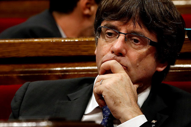 Δίωξη σε βάρος του ηγέτη της Καταλονίας με την κατηγορία της «εξέγερσης»