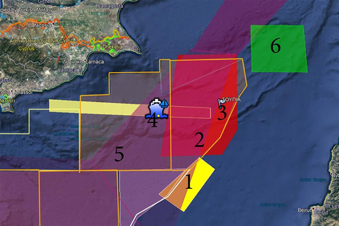 Η Κύπρος δεσμεύει θαλάσσιες περιοχές για ασκήσεις με αληθινά πυρά μια ανάσα από τουρκικά πλοία