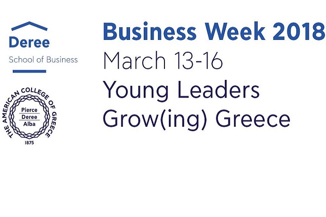 Business Week 2018 στο Deree: Young Leaders Grow(ing) Greece