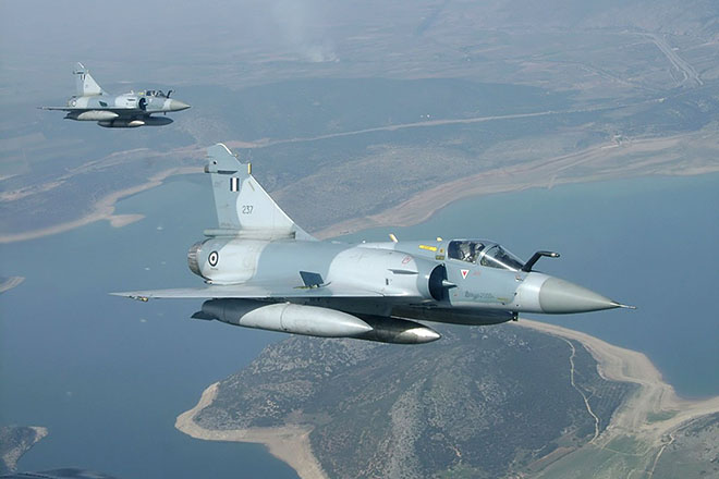 Πτώση ελληνικού Mirage 2000 ανοιχτά της Σκύρου – Αγνοείται ο πιλότος