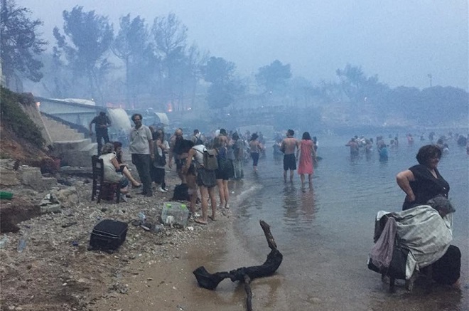 Οι τραγικές στιγμές των κατοίκων στο Μάτι σε νέο βίντεο