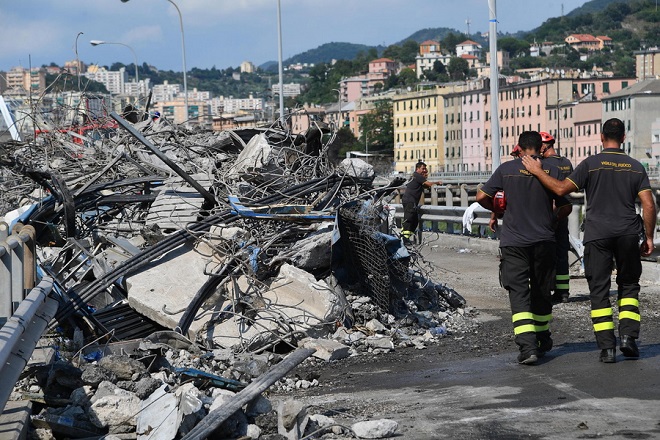 Ιταλία: Στους 43 οι νεκροί από την κατάρρευση της γέφυρας Μοράντι