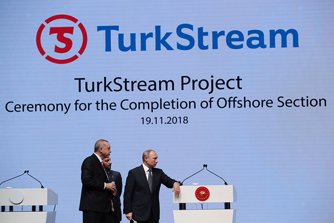 Πούτιν και Ερντογάν εγκαινιάζουν σήμερα τον αγωγό Turk Stream
