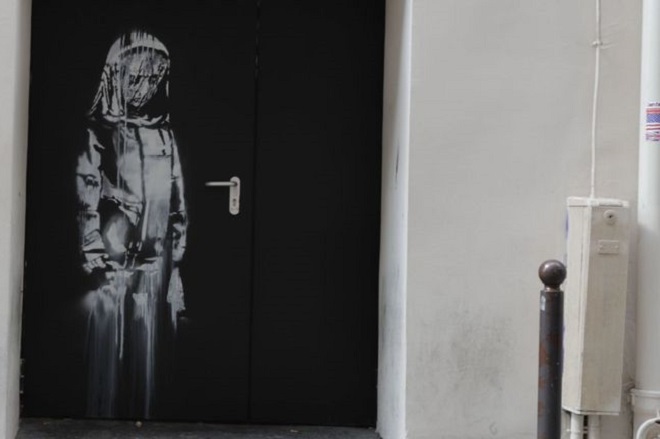 Εκλάπη έργο του Banksy για το μακελειό στο Μπατακλάν