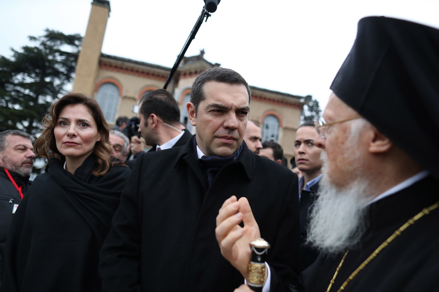 Ιστορική επίσκεψη του Αλέξη Τσίπρα στη Χάλκη