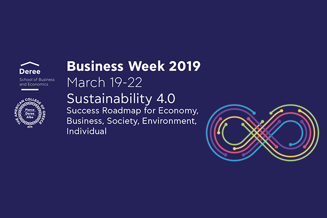 Sustainability 4.0: Η Business Week 2019 στο Deree ξεκινά