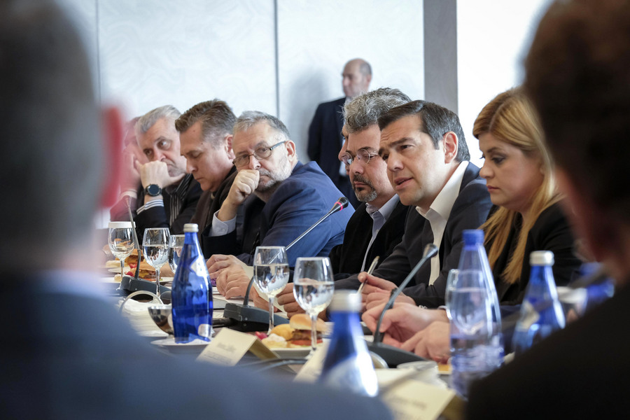 Σε πολύ καλό κλίμα η συνάντηση του Αλέξη Τσίπρα με επιχειρηματίες της Βορείου Ελλάδας