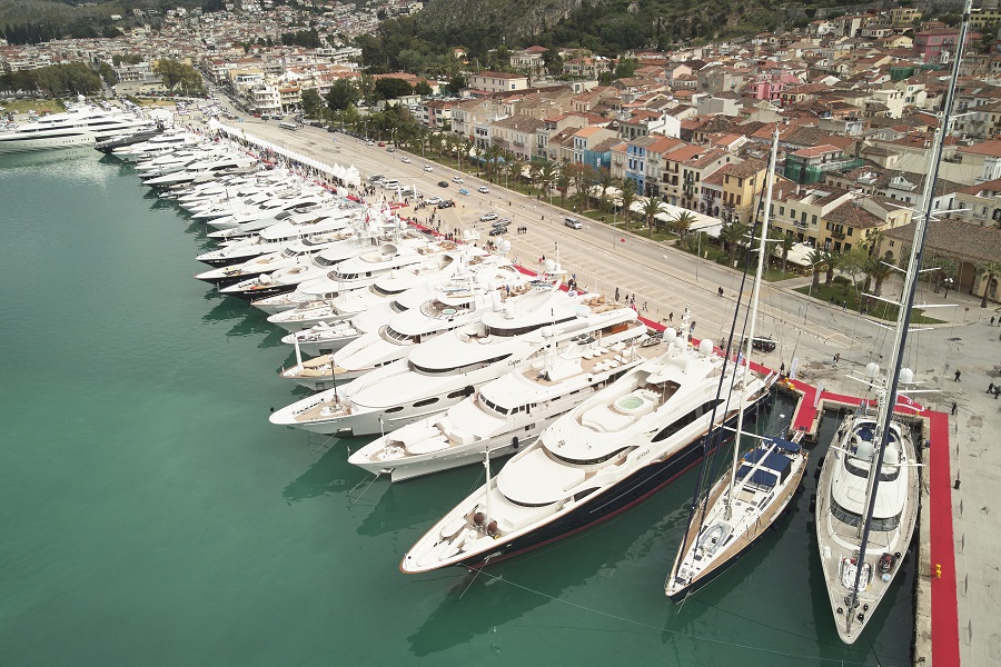 Σε εξέλιξη το 6ο Mediterranean Yacht Show στο Ναύπλιο