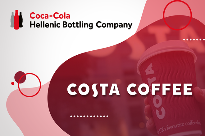 Η Coca-Cola HBC λανσάρει Costa Coffee  σε τουλάχιστον δέκα αγορές το 2020