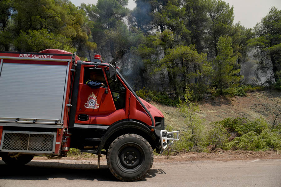 Πυρκαγιά σε δασική έκταση στην Περιφερειακή Αιγάλεω – Στις φλόγες και η Βάρδα Ηλείας