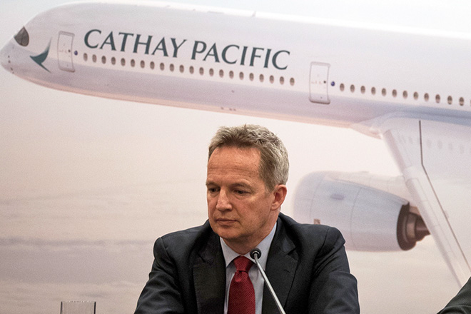 Παραιτήθηκε ο CEO της Cathay Pacific εξαιτίας της κρίσης στο Χονγκ Κονγκ