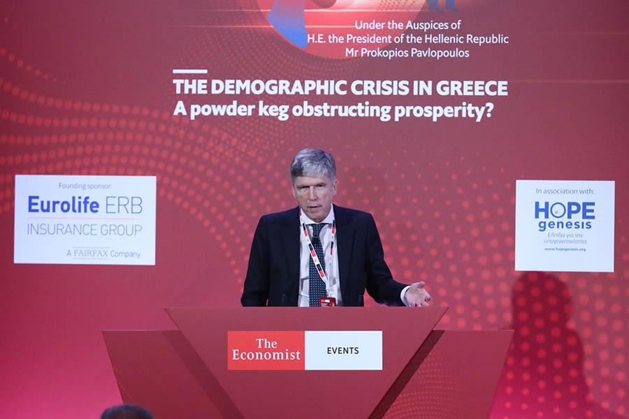 Η Eurolife ERB στο συνέδριο του Economist για τη δημογραφική κρίση στην Ελλάδα