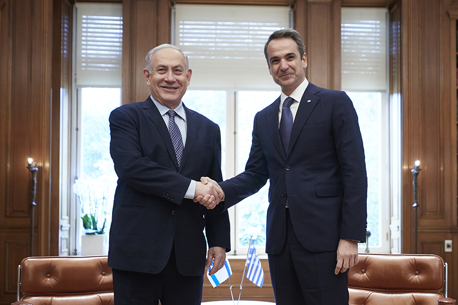 Κ. Μητσοτάκης και Μπ. Νετανιάχου επιβεβαιώνουν τη στενή σχέση Ελλάδας – Ισραήλ