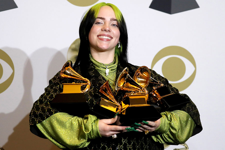 Η Μπίλι Άιλις η μεγάλη νικήτρια των Grammy Awards 2020