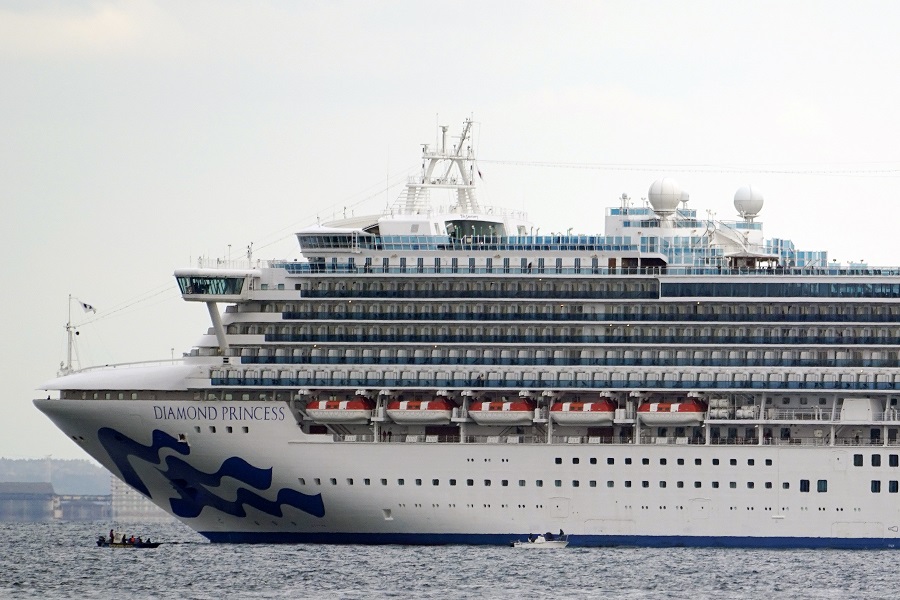 Κρουαζιερόπλοιο Diamond Princess: 61 επιβαίνοντες έχουν προσβληθεί από τον κορωνοϊό