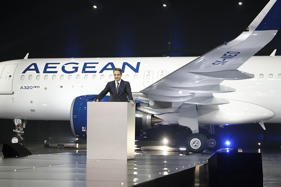 Μητσοτάκης για Aegean Airlines: Φωτεινή μέρα για την εθνική οικονομία