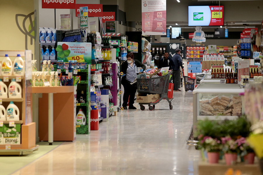 Με 11,5% «τρέχουν» τα supermarket της Αττικής στο 2ο κύμα πανδημίας