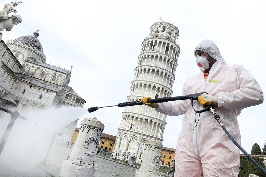 Η επιδημία του κορωνοϊού τροφοδοτεί τον ευρωσκεπτικισμό στην Ιταλία