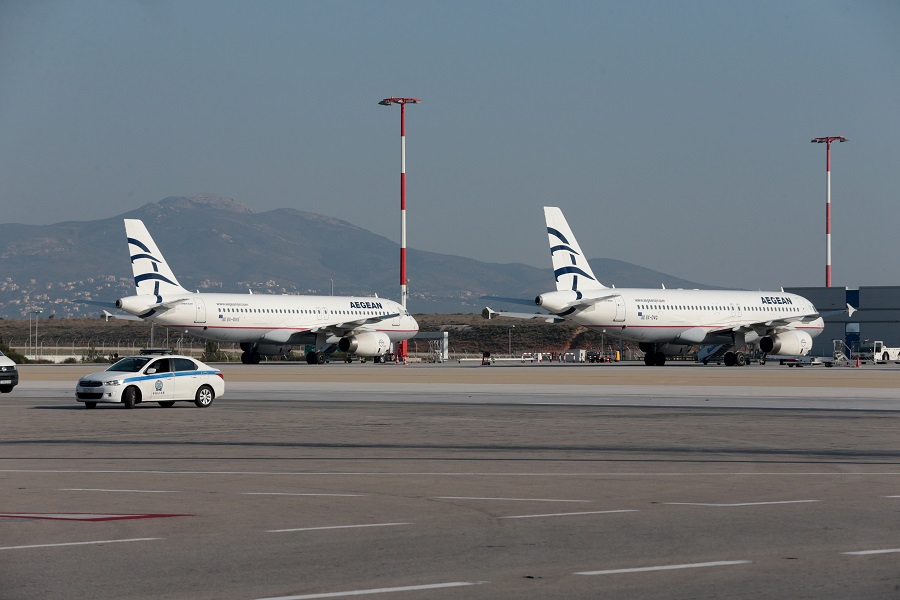 Αλλαγές σε δεκάδες πτήσεις AEGEAN και Ολυμπιακής την Κυριακή και τη Δευτέρα εξαιτίας στάσεων εργασίας
