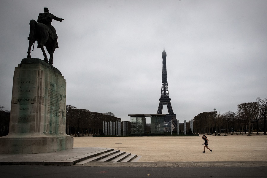 Μεγάλο πλήγμα στη γαλλική οικονομία έφερε ο κορωνοϊός: Ιστορική βουτιά 13,8% του ΑΕΠ το β’ τρίμηνο