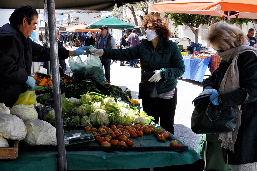 Κανονικά η λειτουργία των λαϊκών αγορών το επόμενο ΣΚ σε Αθήνα και Θεσσαλονίκη
