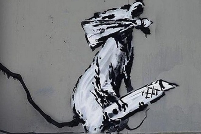 Το νέο έργο του Banksy, εμπνευσμένο από την πανδημία στο μετρό του Λονδίνου (Φωτογραφία)