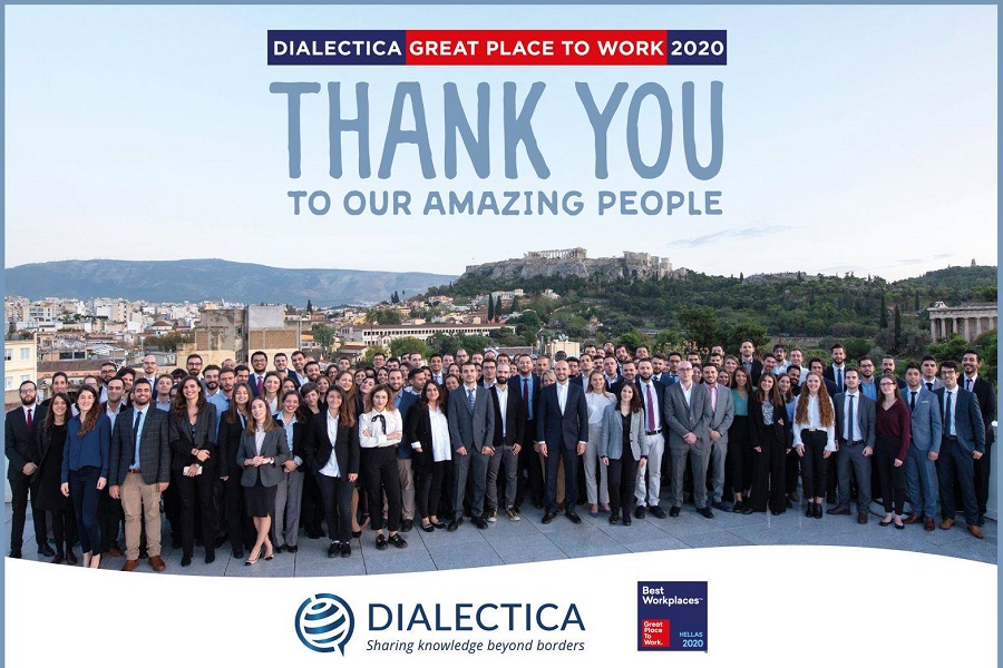 Best Workplace για το 2020 αναδείχθηκε η ελληνική start-up Dialectica – Καμία περικοπή μέσα στην κρίση