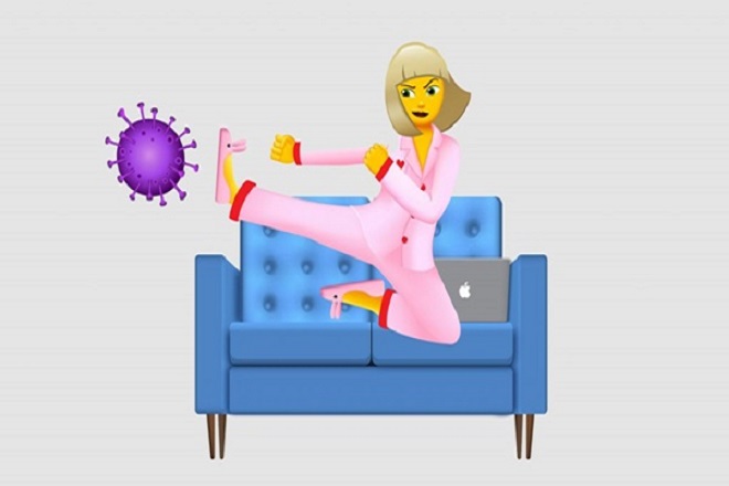 Πρωτότυπα emojis που σχετίζονται με τον κορωνοϊό