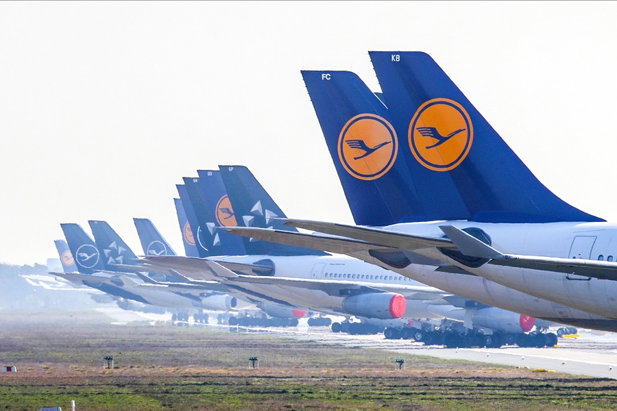 Lufthansa: Ακυρώθηκαν περισσότερες από 1.000 πτήσεις λόγω απεργίας του προσωπικού εδάφους