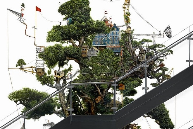 «Ο Κήπος»: Μια νωπογραφία για την εξέλιξη του ανθρώπου στα γραφεία της Expedia Group στο Σιάτλ