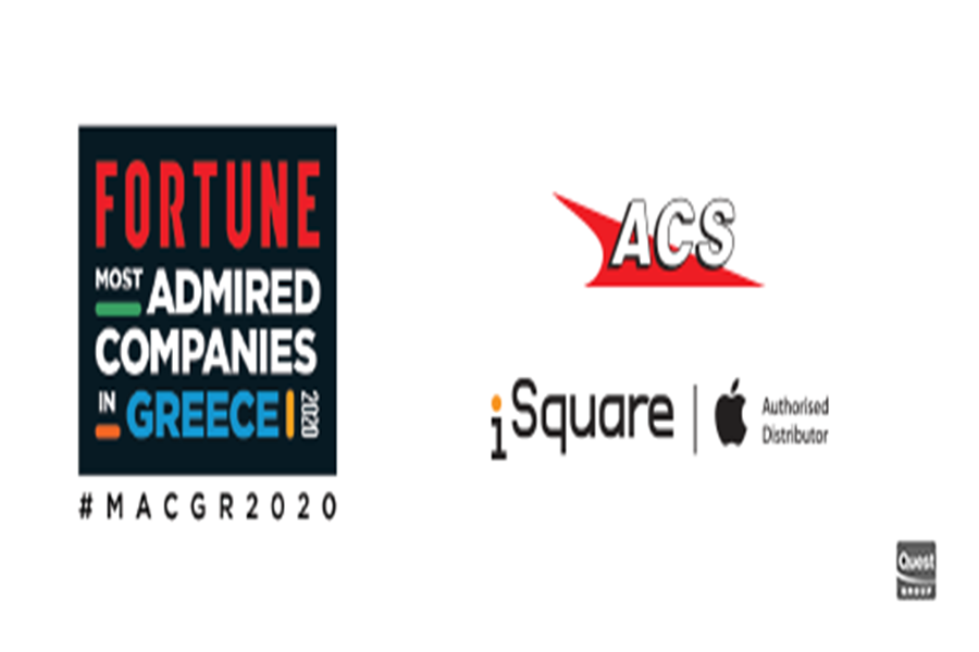 ACS και iSquare: Για δεύτερη συνεχή χρονιά στις Most Admired Companies 2020 του Fortune Greece