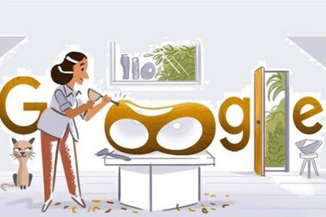 H Google τιμά με το σημερινό της doodle τη γλύπτρια Μπάρμπαρα Χέπγουορθ