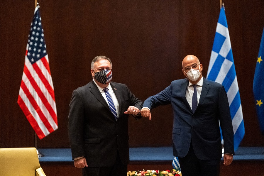 Οι ΗΠΑ χαιρέτισαν δια στόματος Πομπέο τις ελληνικές συμφωνίες για την ΑΟΖ