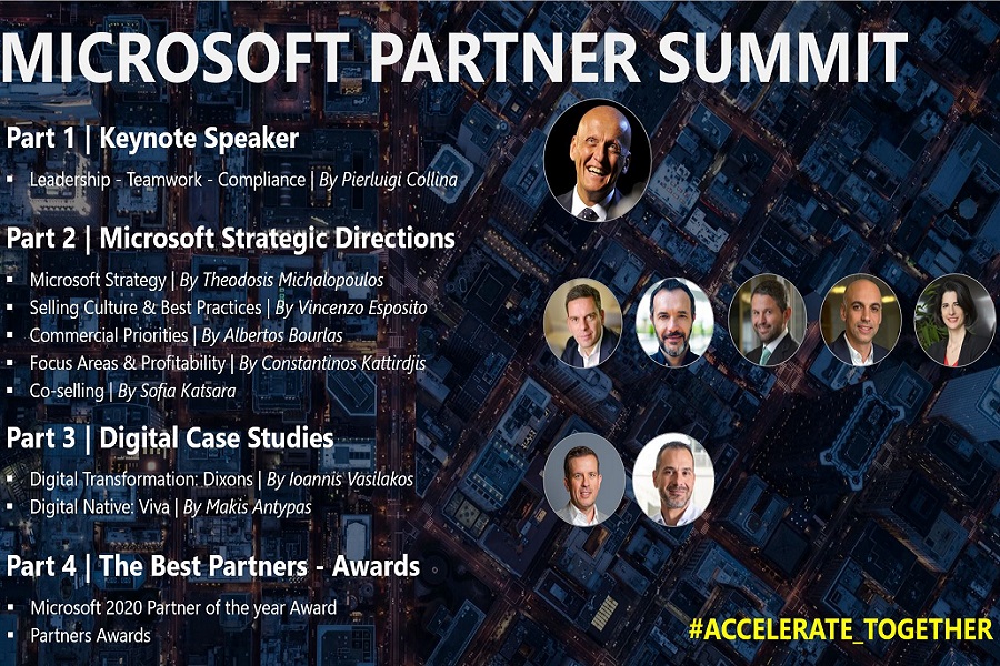 Πραγματοποιήθηκε με επιτυχία το 1o Microsoft Partner Summit: Όλα όσα συζητήθηκαν