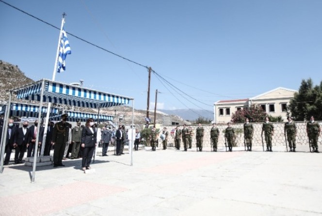 Κατερίνα Σακελλαροπούλου: Πολύτιμο κομμάτι της πατρίδας μας το Καστελόριζο (βίντεο)