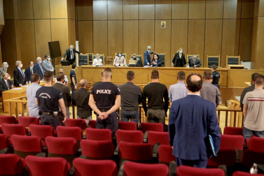 Δίκη Χρυσής Αυγής: 13 χρόνια για την ηγετική ομάδα και ισόβια στον Ρουπακιά προτείνει η εισαγγελέας