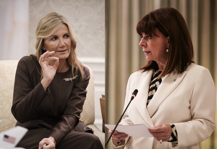 Κατερίνα Σακελλαροπούλου και Μαρέβα Γκραμπόφσκι μιλούν για την εξάλειψη της βίας κατά των γυναικών