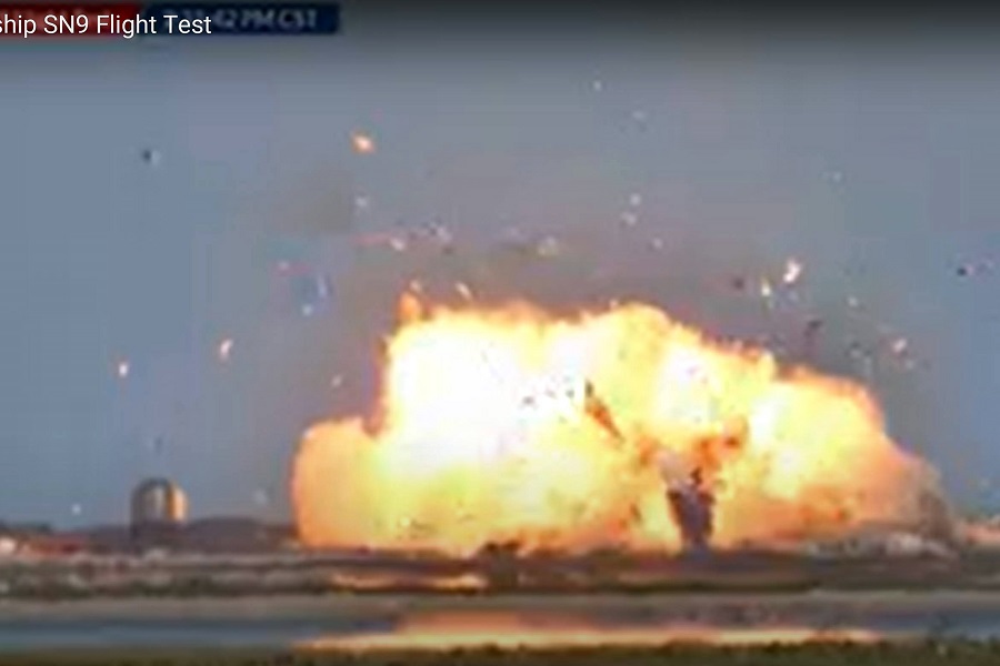 Εξερράγη το Starship της SpaceX μετά από δοκιμαστική εκτόξευση – Απίστευτες εικόνες