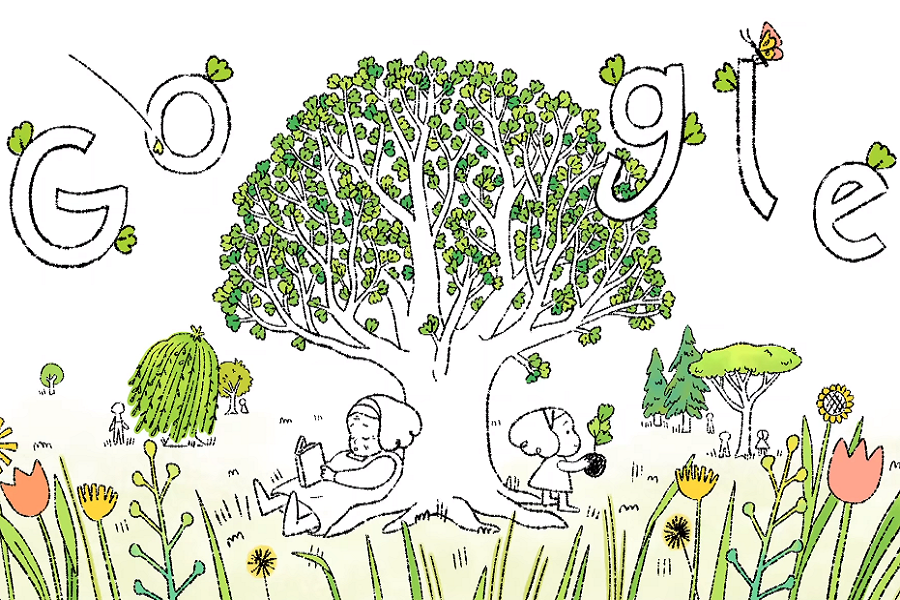 Αφιερωμένο στην Ημέρα της Γης το σημερινό Google Doodle