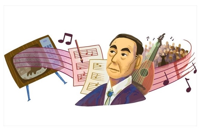 Ακίρα Ιφουκούμπε: H Google τιμά με doodle τον Ιάπωνα συνθέτη της μουσικής του «Godzilla»