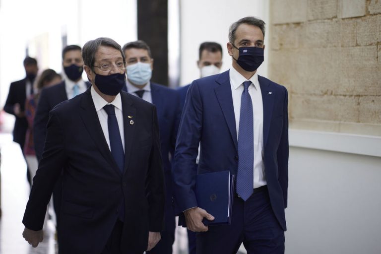 Μητσοτάκης – Αναστασιάδης: Τέλος στην επεκτατική λογική Ερντογάν, η Τουρκία πρέπει να έχει συνέπειες