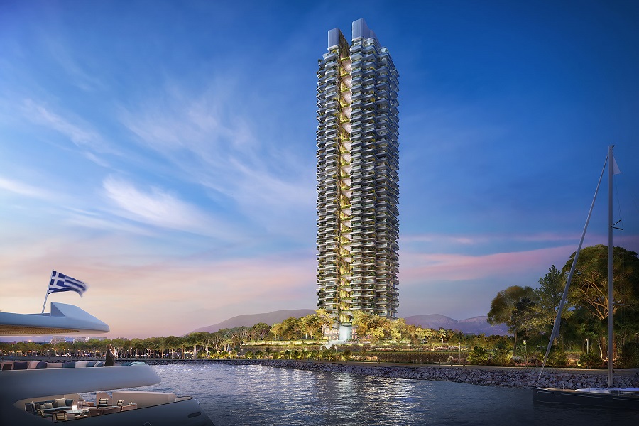 Marina Tower: Αυτός είναι ο πρώτος πράσινος ουρανοξύστης στο Ελληνικό