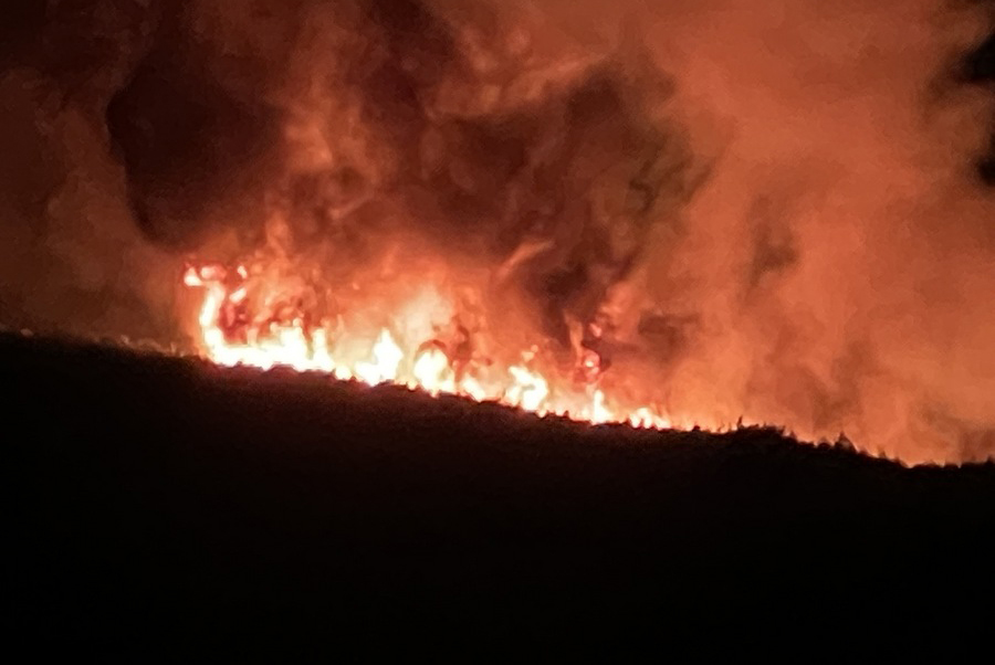Μάχη με τις αναζωπυρώσεις δίνουν όλες οι επίγειες δυνάμεις στη μεγάλη πυρκαγιά στα Βίλια