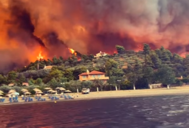 Σοκαριστική εκτίμηση από τον αντιδήμαρχο Μαντουδίου: 1.000 σπίτια παραδόθηκαν στις φλόγες