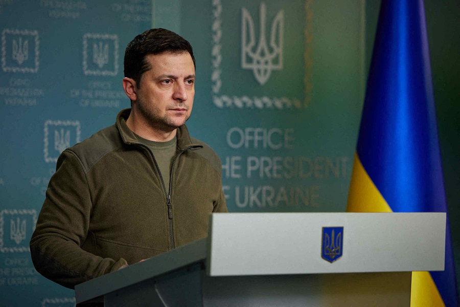 Αγανακτισμένος ο Ζελένσκι από την πρόθεση Πούτιν να φέρει στην Ουκρανία μισθοφόρους από την Συρία