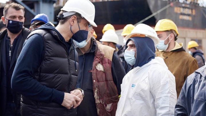 Κυρ. Μητσοτάκης-Ναυπηγεία Σύρου: Θα είμαστε κοντά και σε αυτή την επένδυση