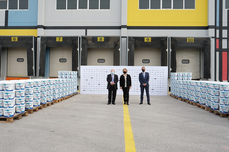 ΤΡΑΠΕΖΑ ΧΡΩΜΑΤΟΣ: Επίσκεψη της Αναπληρώτριας Υπουργού Υγείας Μίνας Γκάγκα στην Vitex Α.Ε.