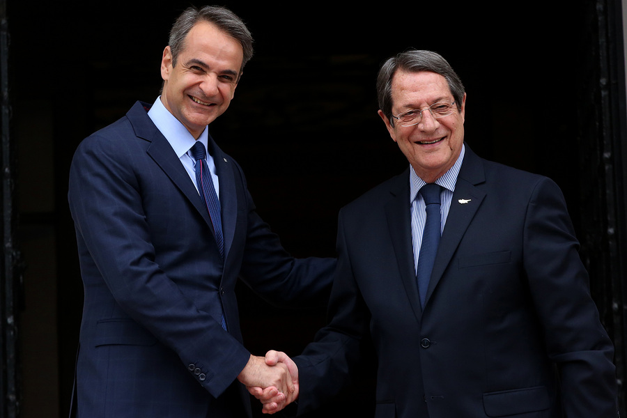 Συνάντηση Μητσοτάκη – Αναστασιάδη: Ελλάδα και Κύπρος αγωνίζονται για την ειρήνη στην ανατολική Μεσόγειο