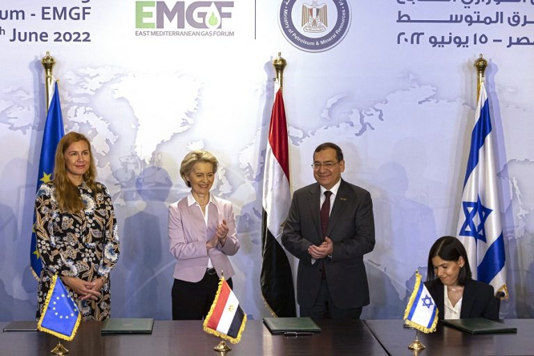 ΕΕ, Ισραήλ και Αίγυπτος «έδωσαν τα χέρια» για εξαγωγές ισραηλινού φυσικού αερίου στην Ευρώπη